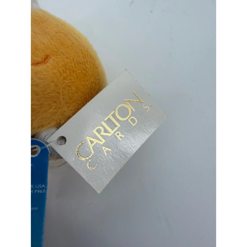 Care Bears 2002 Birthday Bear 20th Anniversary Plush Orange Cupcake Carlton Card